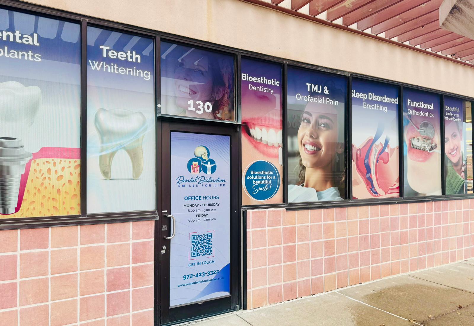 Outside view of Plano Texas dental office